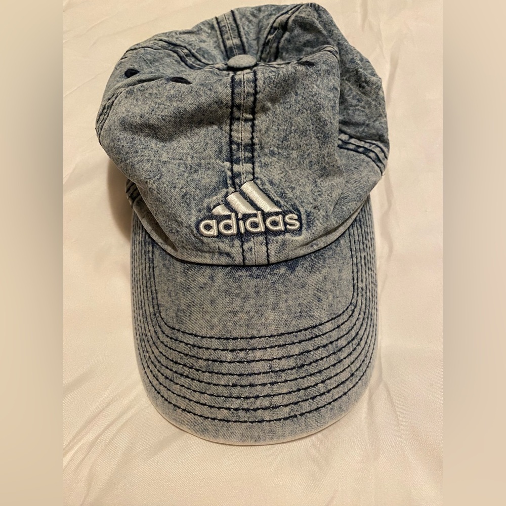 Adidas washed denim women’s hat